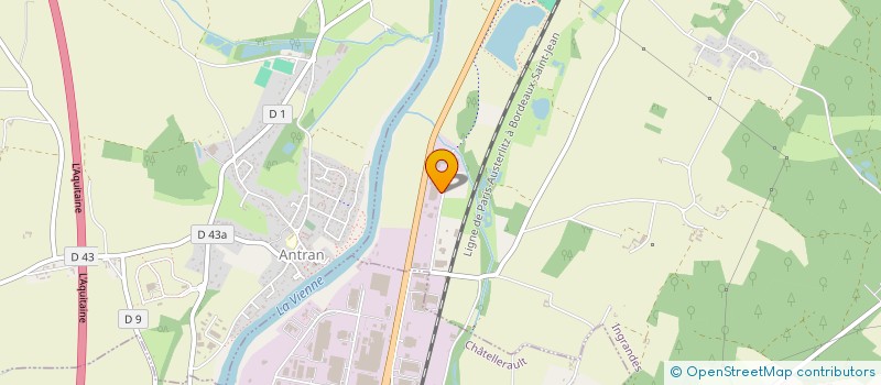 localisation de l'entreprise SARL AUGER ET FILS à INGRANDES