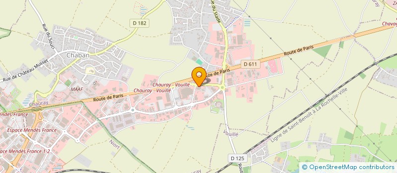localisation de l'entreprise SARL AUJARD MOTO SERVICES à CHAURAY