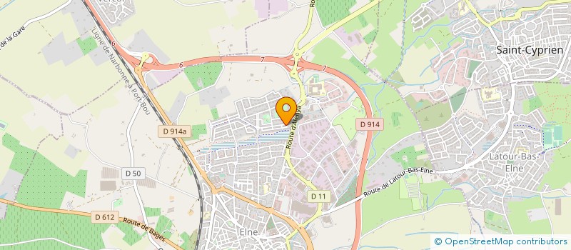 localisation de l'entreprise SARL AULNETTE à ELNE