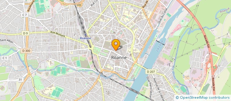 localisation de l'entreprise SARL AUM FASHION  ROANNE