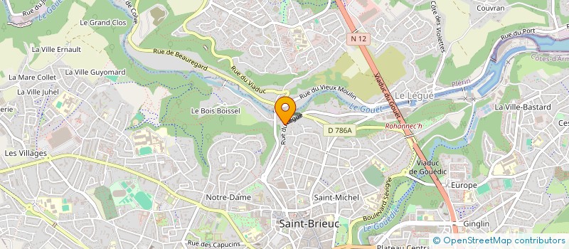 localisation de l'entreprise SARL AUMONT à SAINT-BRIEUC
