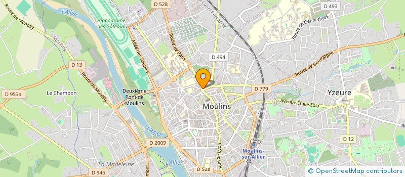 localisation de l'entreprise SARL AURAVILE à MOULINS