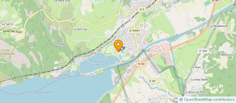localisation de l'entreprise SARL AUREGA à EMBRUN