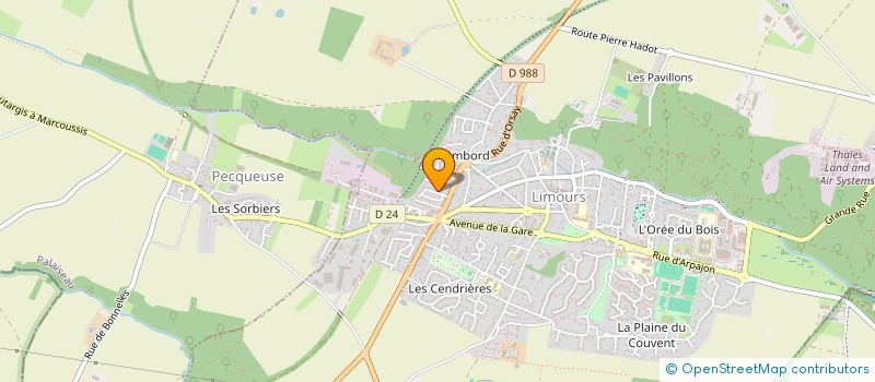 localisation de l'entreprise SARL AURELIE à LIMOURS