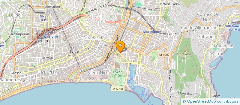 localisation de l'entreprise SARL AURELIE FOIN à NICE