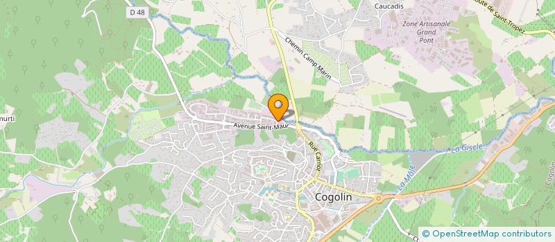 localisation de l'entreprise SARL AURELIEN CATERING à COGOLIN
