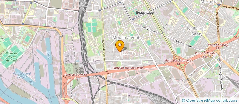 localisation de l'entreprise SARL AURELIEN PEILLET  VENISSIEUX