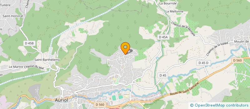 localisation de l'entreprise SARL AURIOL CHAUFFAGE CLIMATISATION  AURIOL