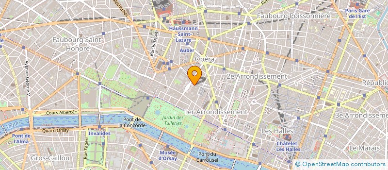 localisation de l'entreprise SARL AURORE PROMOTION  PARIS