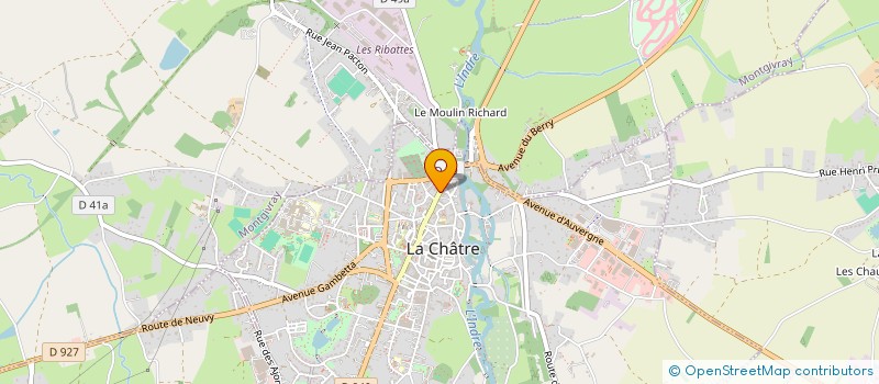 localisation de l'entreprise SARL AUROY VILLATTE à LA CHATRE