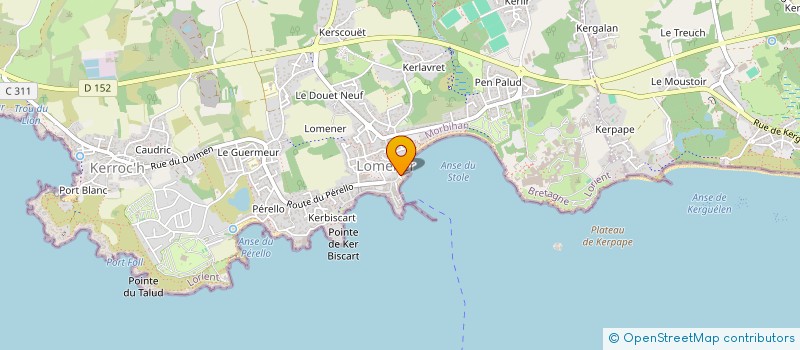 localisation de l'entreprise SARL AURPERAUD  PLOEMEUR