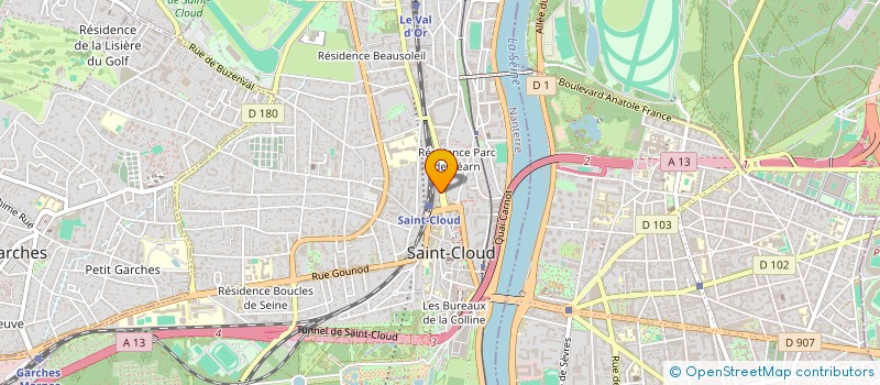 localisation de l'entreprise SARL AURTIF à SAINT-CLOUD