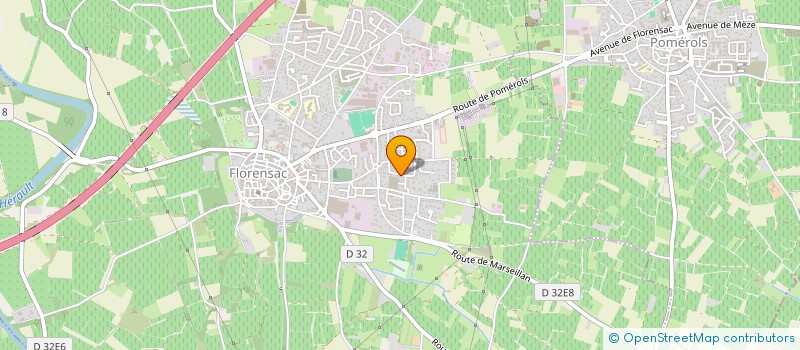 localisation de l'entreprise SARL AUSSENAC  FLORENSAC