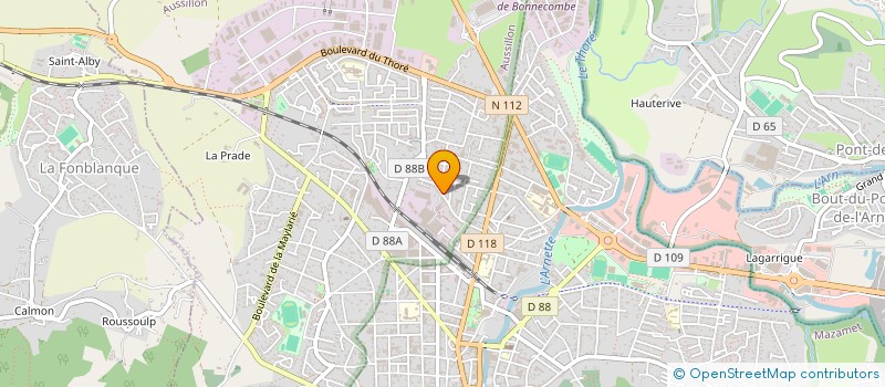 localisation de l'entreprise SARL AUSSILLON LITTORAL CONTROLE AUTO à AUSSILLON