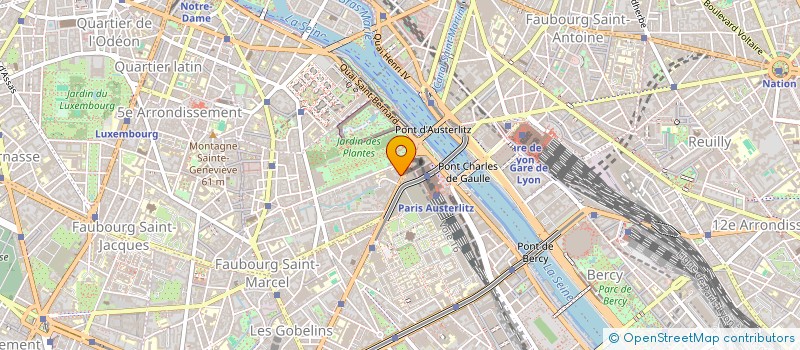 localisation de l'entreprise SARL AUSTERLITZ  PARIS