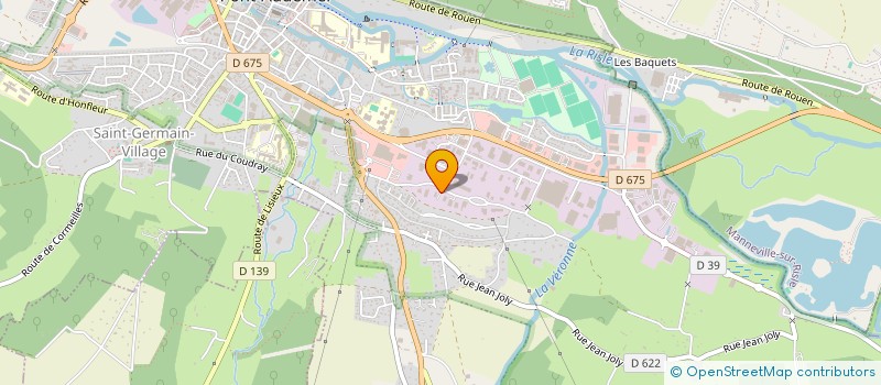 localisation de l'entreprise SARL AUTIN  PONT-AUDEMER