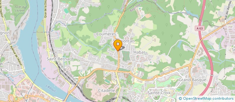 localisation de l'entreprise SARL AUTO 10 à BAYONNE