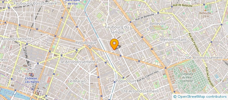 localisation de l'entreprise SARL AUTO 11 à PARIS