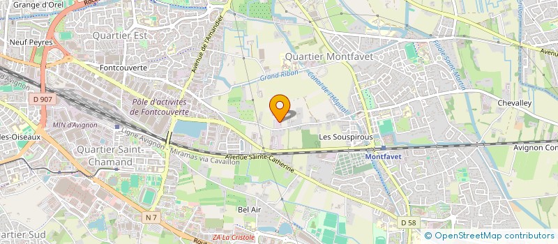 localisation de l'entreprise SARL AUTO 24 à AVIGNON