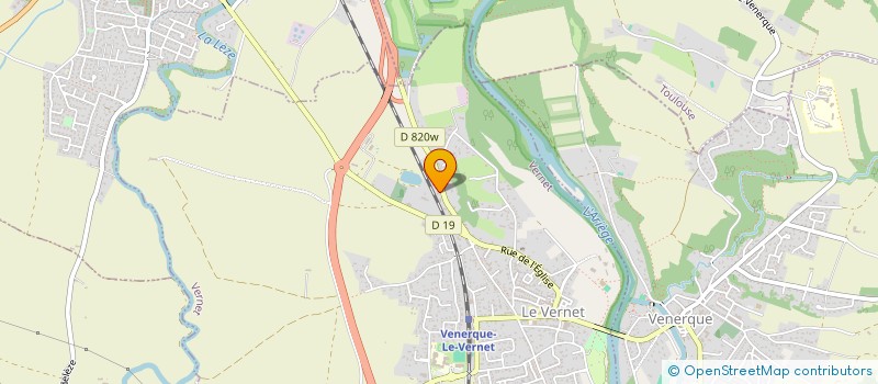 localisation de l'entreprise SARL AUTO 917  VERNET