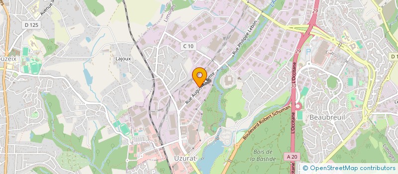 localisation de l'entreprise SARL AUTO BILAN 87 à LIMOGES
