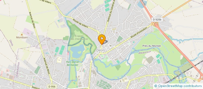 localisation de l'entreprise SARL AUTO BILAN CONTROLE DEOLOIS à DEOLS