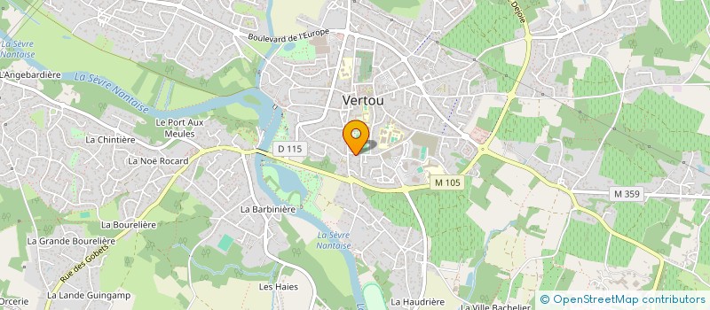 localisation de l'entreprise SARL AUTO BILAN DES SPORTS à VERTOU