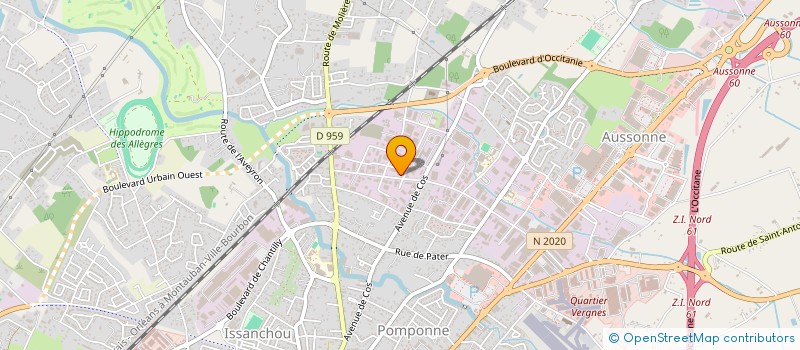 localisation de l'entreprise SARL AUTO BILAN GENERO à MONTAUBAN