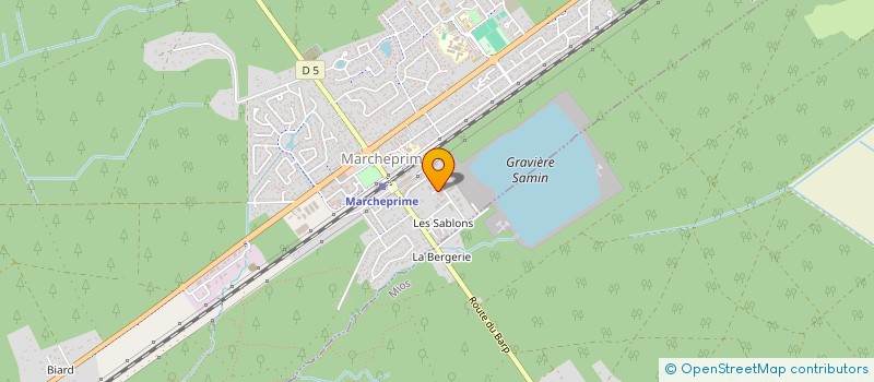 localisation de l'entreprise SARL AUTO BILAN MARCHEPRIME  MARCHEPRIME