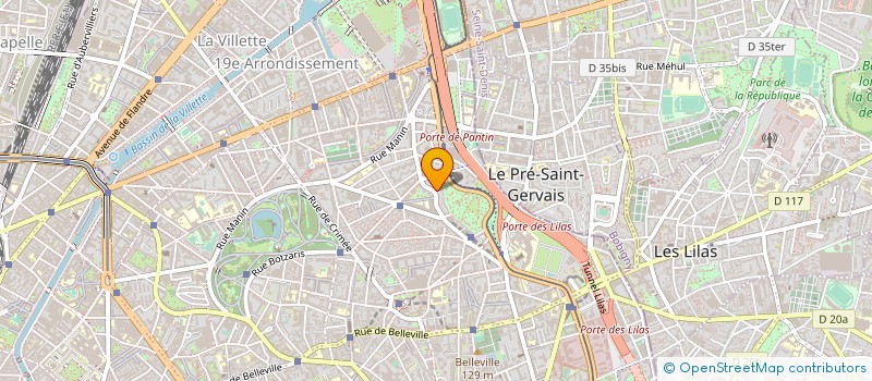 localisation de l'entreprise SARL AUTO BILAN SERURIER à PARIS