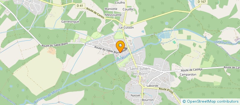 localisation de l'entreprise SARL AUTO BORN  SAINT-JULIEN-EN-BORN