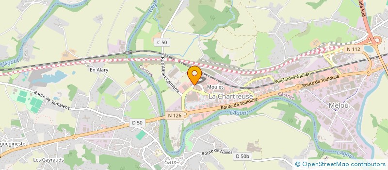 localisation de l'entreprise SARL AUTO DIFFUSION SERVICE à CASTRES