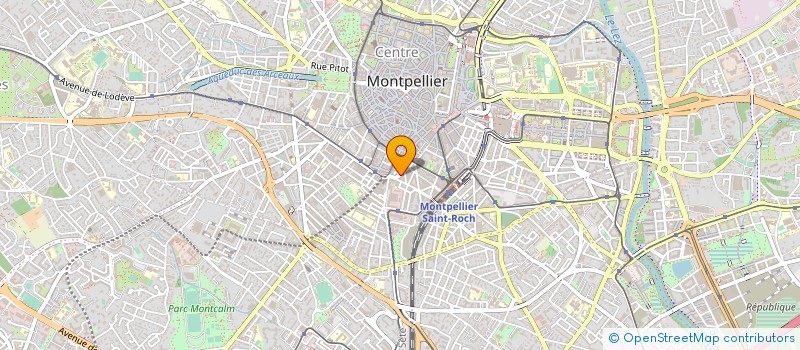 localisation de l'entreprise SARL AUTO ECOLE 34 à MONTPELLIER