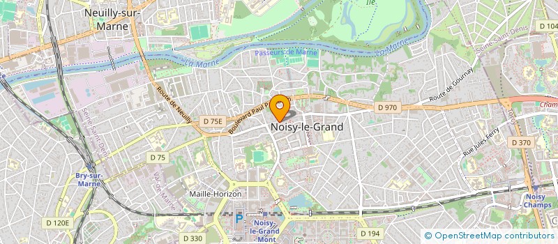 localisation de l'entreprise SARL AUTO-ECOLE DES RICHARDETS  NOISY-LE-GRAND