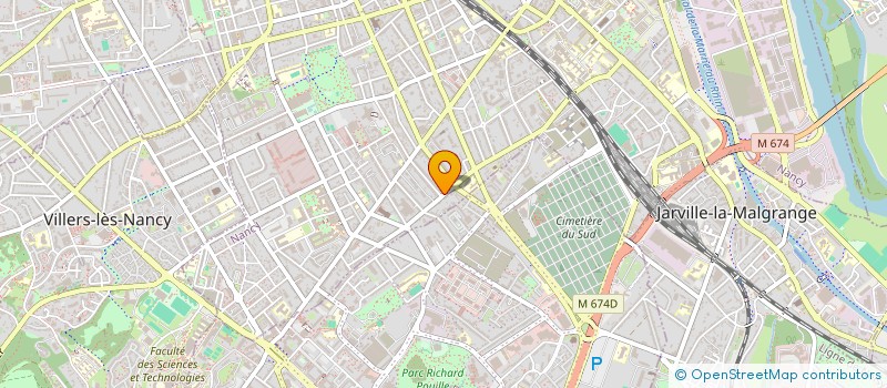 localisation de l'entreprise SARL AUTO ECOLE FEU VERT à NANCY