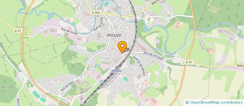 localisation de l'entreprise SARL AUTO ECOLE HIRSONNAISE à HIRSON