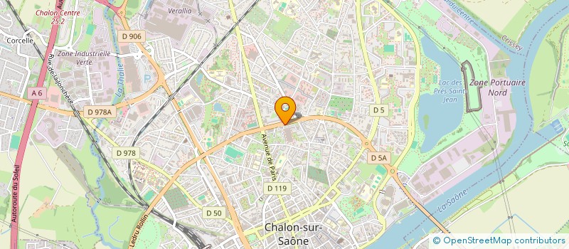 localisation de l'entreprise SARL AUTO ECOLE LA ROCCADE à CHALON-SUR-SAONE