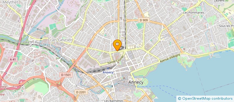 localisation de l'entreprise SARL AUTO-ECOLE LES ROMAINS à ANNECY