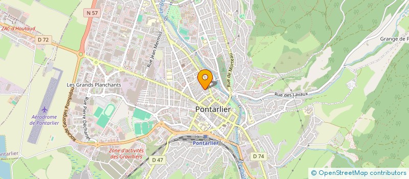 localisation de l'entreprise SARL AUTO ECOLE MICHEL à PONTARLIER
