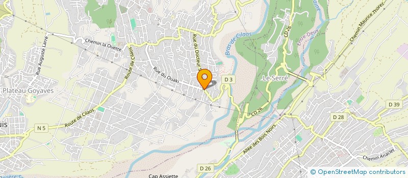 localisation de l'entreprise SARL AUTO ECOLE PAYET GERARD à SAINT-LOUIS