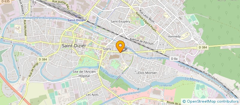 localisation de l'entreprise SARL AUTO ECOLE PILOTE DE GIGNY à SAINT-DIZIER