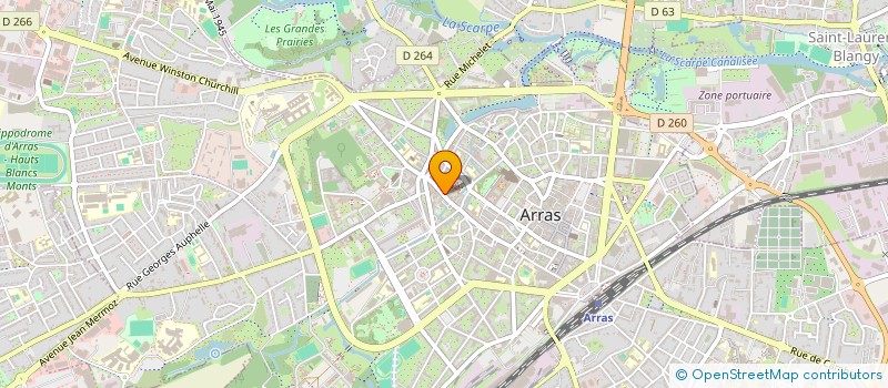 localisation de l'entreprise SARL AUTO ECOLE SAINT AUBERT à ARRAS