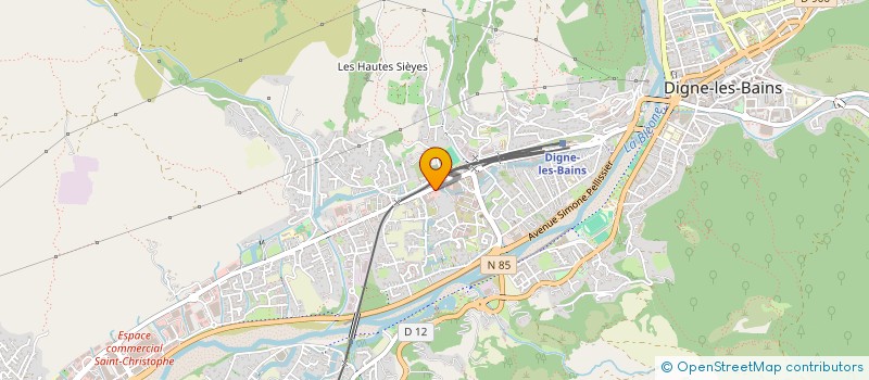 localisation de l'entreprise SARL  AUTO EVASION 04  DIGNE-LES-BAINS