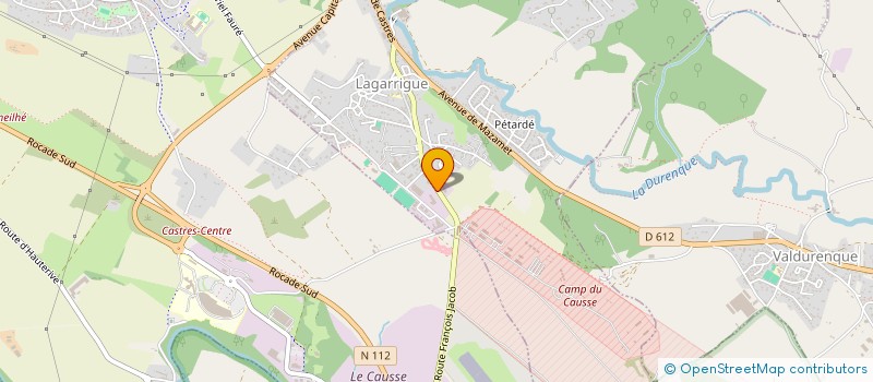 localisation de l'entreprise SARL AUTO EXPRESS  LAGARRIGUE