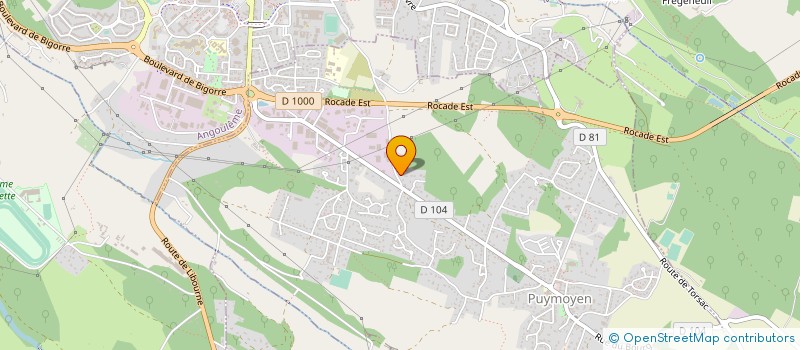 localisation de l'entreprise SARL AUTO GT à PUYMOYEN