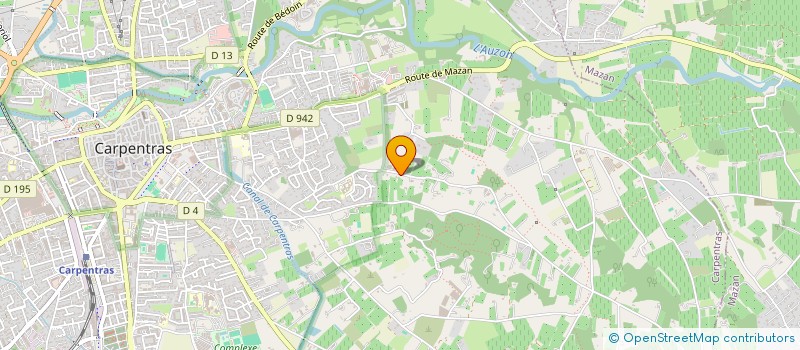 localisation de l'entreprise SARL AUTO JANCRIS à CARPENTRAS