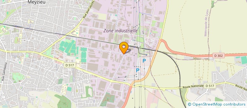 localisation de l'entreprise SARL AUTO KLASS à MEYZIEU