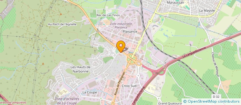 localisation de l'entreprise SARL AUTO LOC NARBONNAISE à NARBONNE