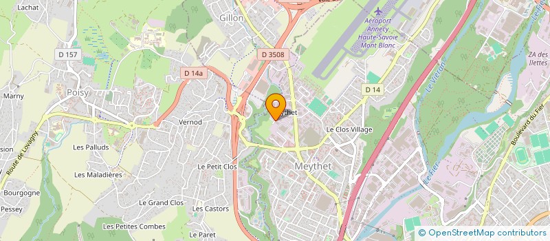 localisation de l'entreprise SARL AUTO MECA SPORT à ANNECY