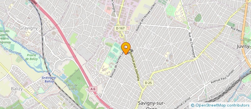 localisation de l'entreprise SARL AUTO'MERYL à SAVIGNY-SUR-ORGE